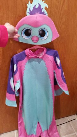 Hatchimal Pink Girls Costume size Medium - up to 10 years old