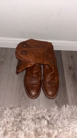 Light brown cowboy boots
