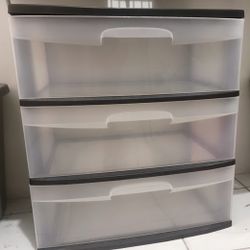 Plastic Storage Container 3 Drawer 