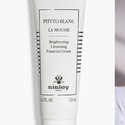 New Sisley  PHYTO-BLANC  LA MOUSSE  Brightening Cleansing  Foam-in-Cream