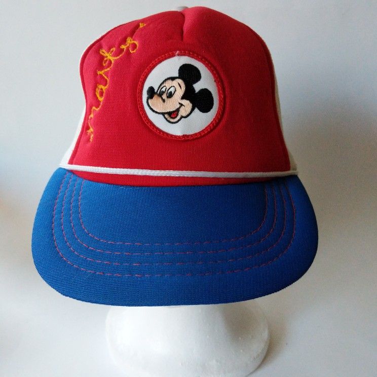 Vintage Disney's Mickey Mouse Trucker Hat Snapback