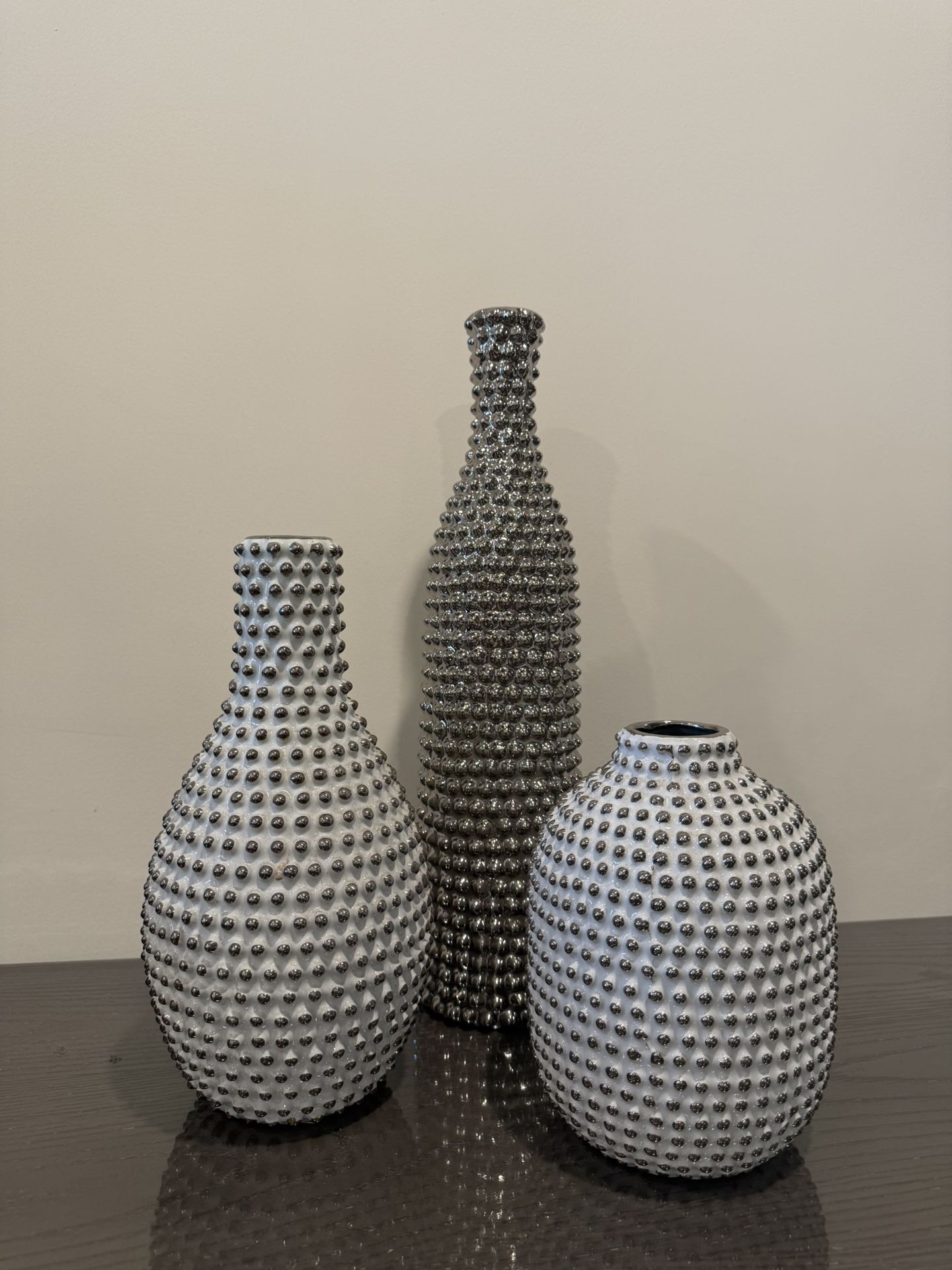 Modern Ceramic Decorative Flower Vase set 3