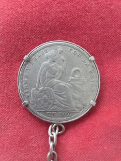Coin. Silver Sol from Peru