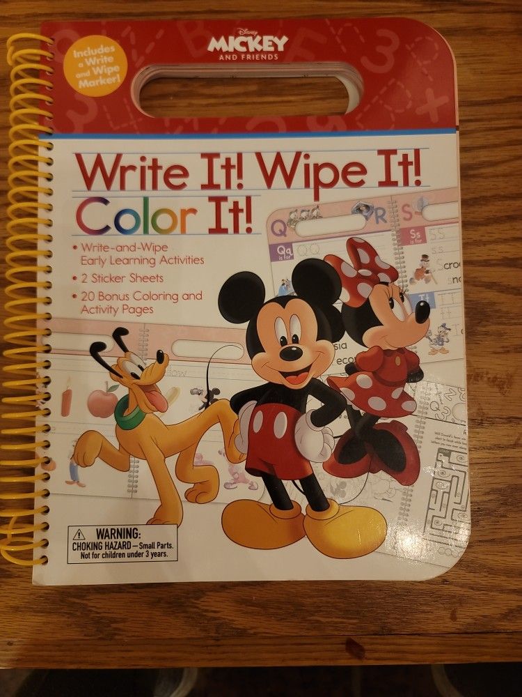 Write And Wipe Learning Activity Book
