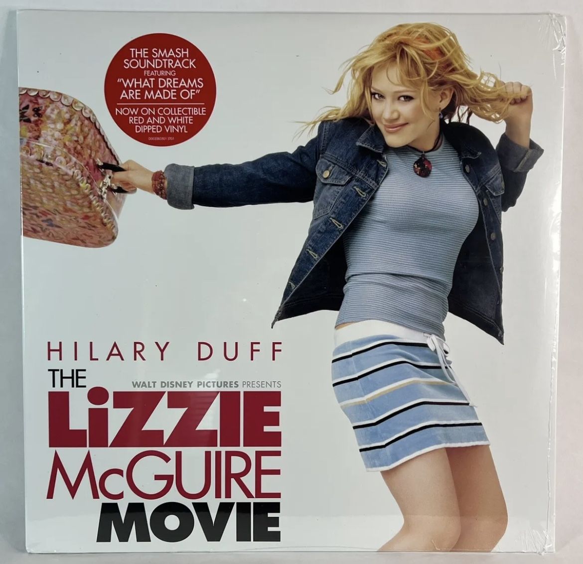 HILARY DUFF The Lizzy McGuire Movie Vinyl LP Red and White Dipped NEW soundtrack