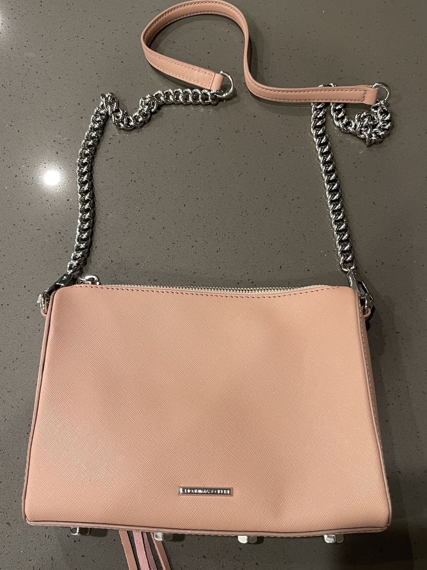 Rebecca Minkoff Pink Crossbody Bag with Minimalist Design
