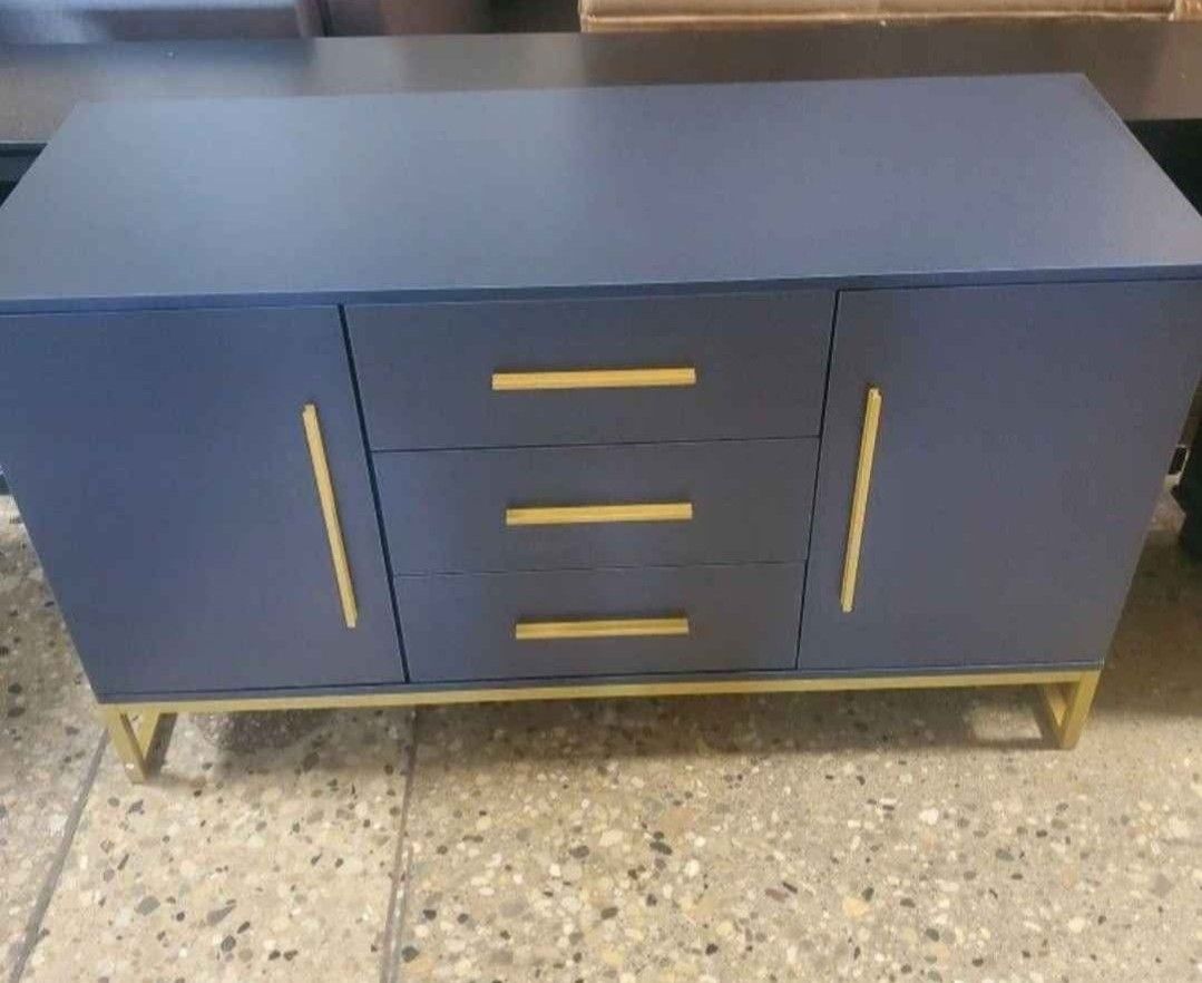 Beautiful Blue And Gold TV Entertainment (New In A Box)