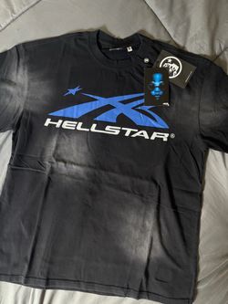 Hellstar Gel Sport Logo (Black/Blue) T-shirt