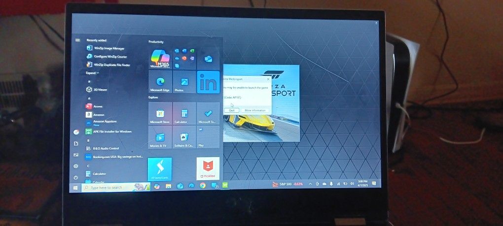 Silver 15" HP Pavilion x360 (15 in 1) Laptop