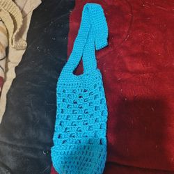 Crochet water bottle holder