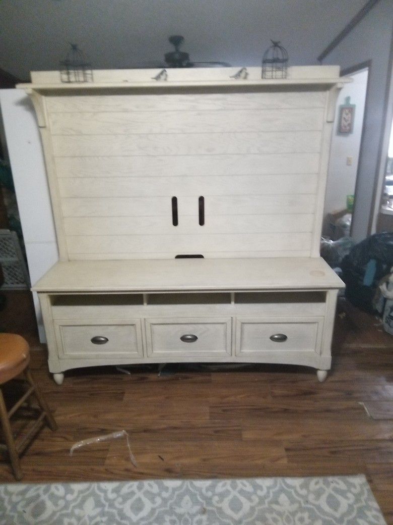 Farmhouse Style Entertainment Center 