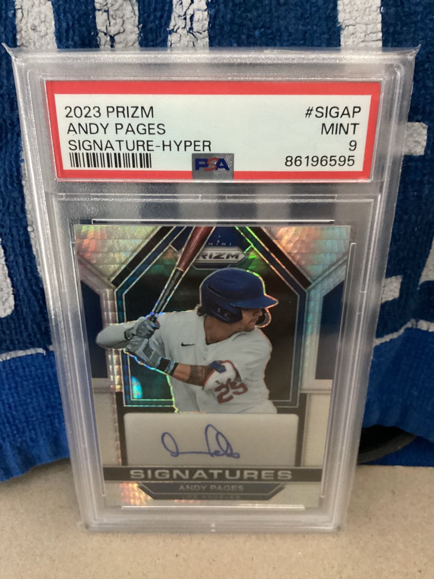 チャメロップス　アンディーページ 2023 Panini Prizm Signatures #SIGAP Andy Pages Signature -Hyper