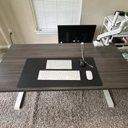 Standing Desk (Deskhaus) with Cable tray and power strip