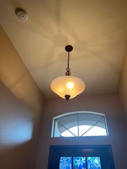 Chandelier light entry