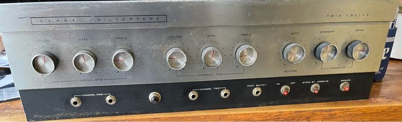 Sears Silvertone Twin Twelve Amplifier Head