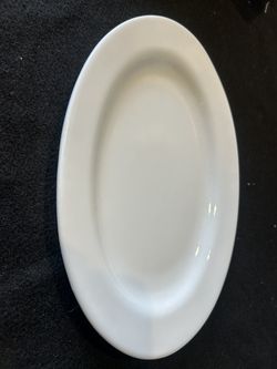 Chef Expressions 10” Oval Platter White Restaurant Serving Plate – Lot of 12