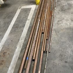 (4) Tubos De Cobre de 1 1/2,(1) de 11/4  , (1) de 1”(3) de 2 Pulgadas Todos Por $350