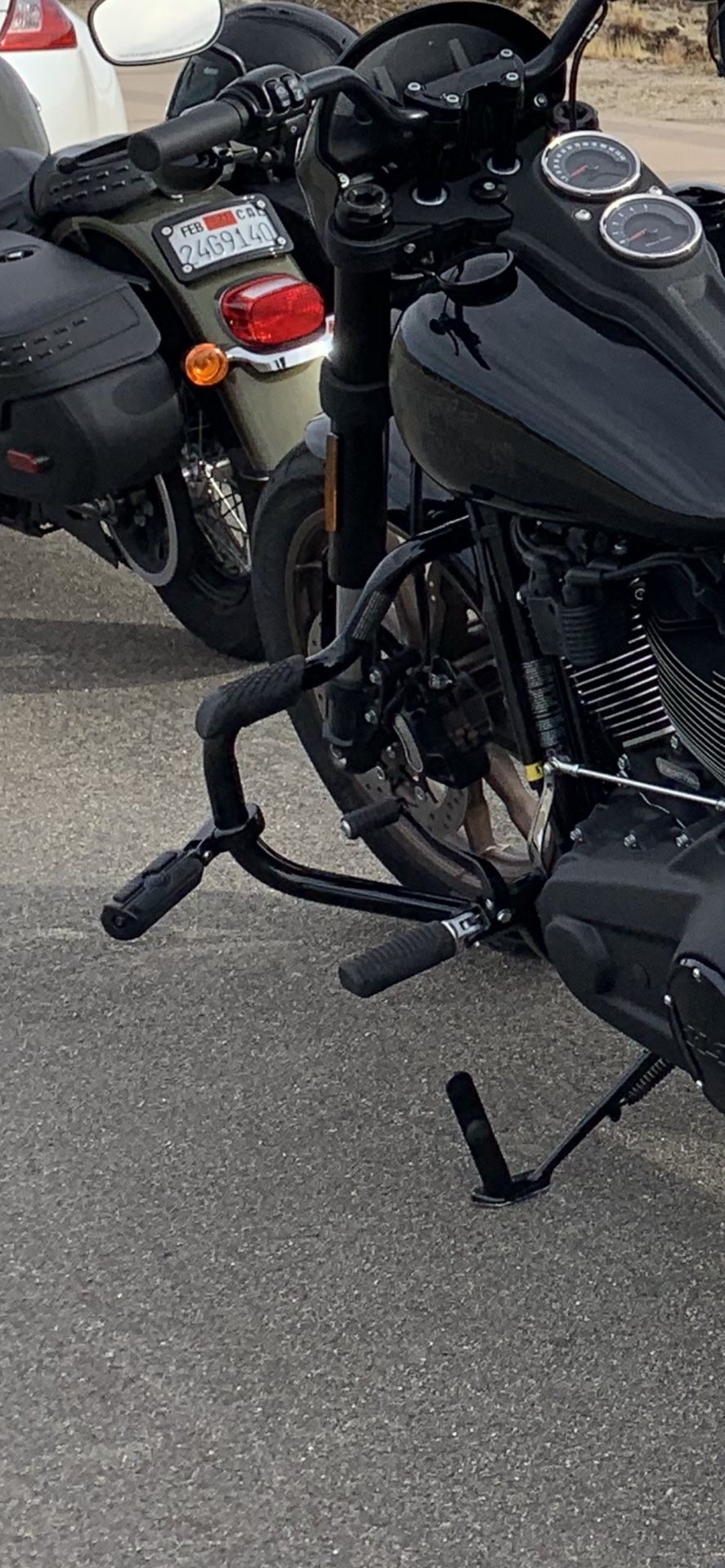 Harley Davidson Engine Guard Foot Pegs