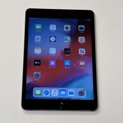 Excellent Apple iPad Mini 3 3rd Generation 16GB 7.9” Wi-Fi Space Gray Tablet