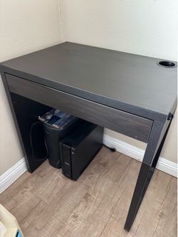 Ikea Micke Desk Black Brown