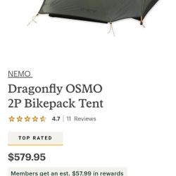 Nemo 2p Dragonfly Bikepack Tent- Brand New!
