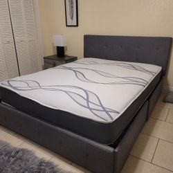 New QUEEN MATTRESS and BOX SPRING ⚠️ Bed frame is NOT included