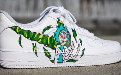 custom character on sneakers