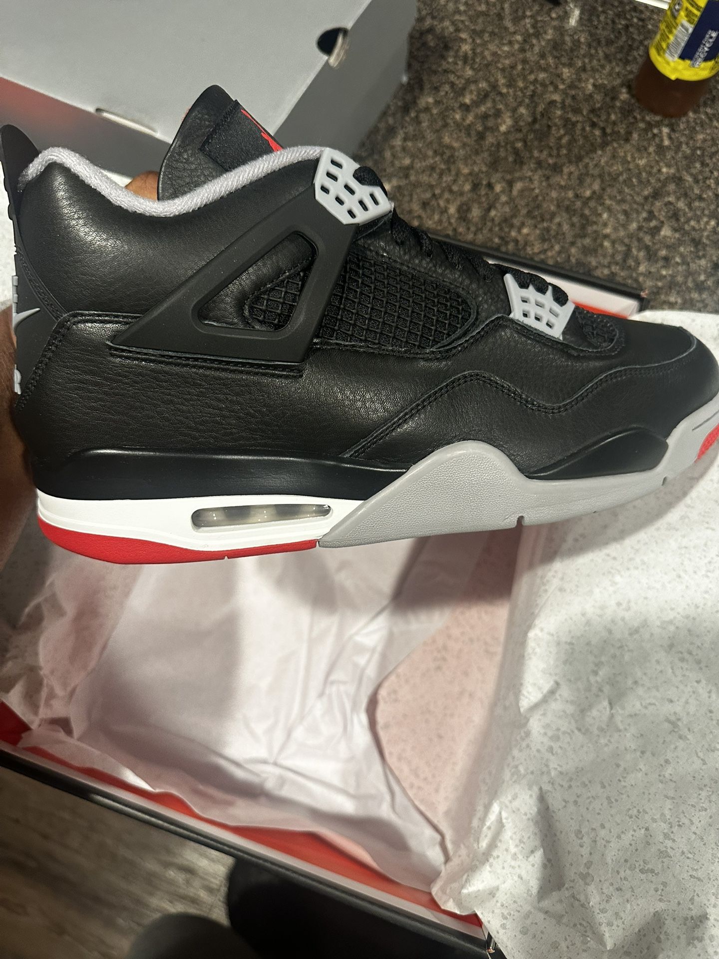 Brand New Jordan 4 Bred Reimagined Size 13