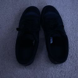 Nike Used Blackout Court Vision Low With Box Size 11