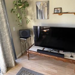 Vintage French Provincial Marble Top Coffee Table - Minor Crack