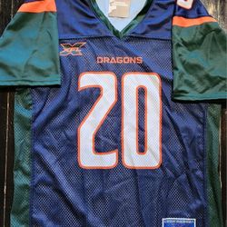 Vintage Seattle Dragons Football Jersey Inaugural Season New Size Medium 