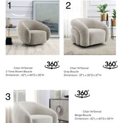 January Sale Swivel Chairs