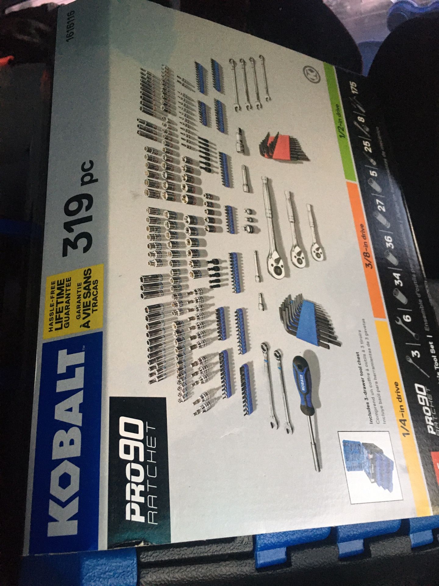 Kobalt 319pc Mechanics Tool Set/Socket Set