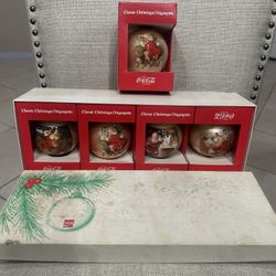 Antique Coca Cola Christmas Ornaments