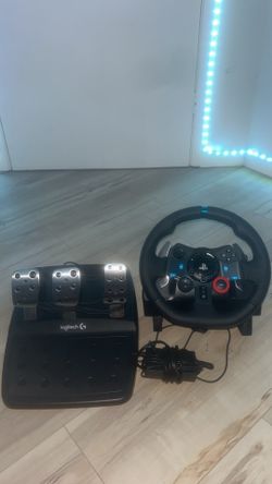 Logitech G29 Driving Force Racing Wheel + Pedals (Like New, Used Once)