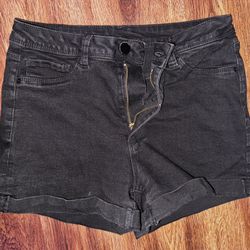 Denim Shorts(Black)