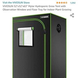 Grow Tent 32”x32”x63” 