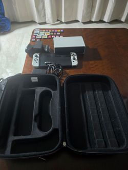 Nintendo Switch custom with accessories and games