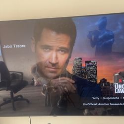 75” Samsung 4k Tv With Remote [Plastic/Stickers still On]