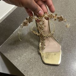 Gold Diamond Heel