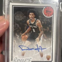 Dylan Harper Rookie On Card Auto