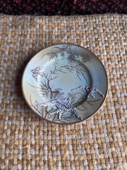 Vintage Japanese small decorative plate