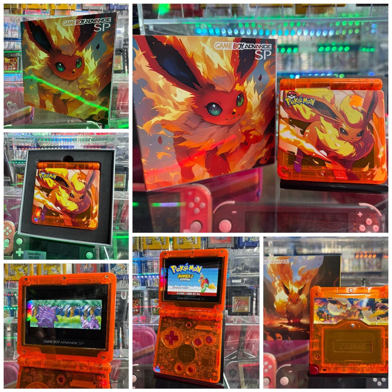 Gameboy Advance: Flareon Edition *TRADE IN YOUR OLD GAMES FOR CREDIT*