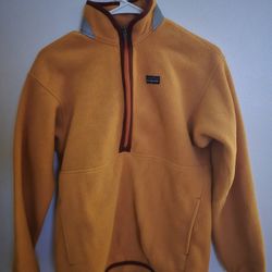 Patagonia Synchilla Fleece 1/2 Zip Pullover Boys XL 14 Orange