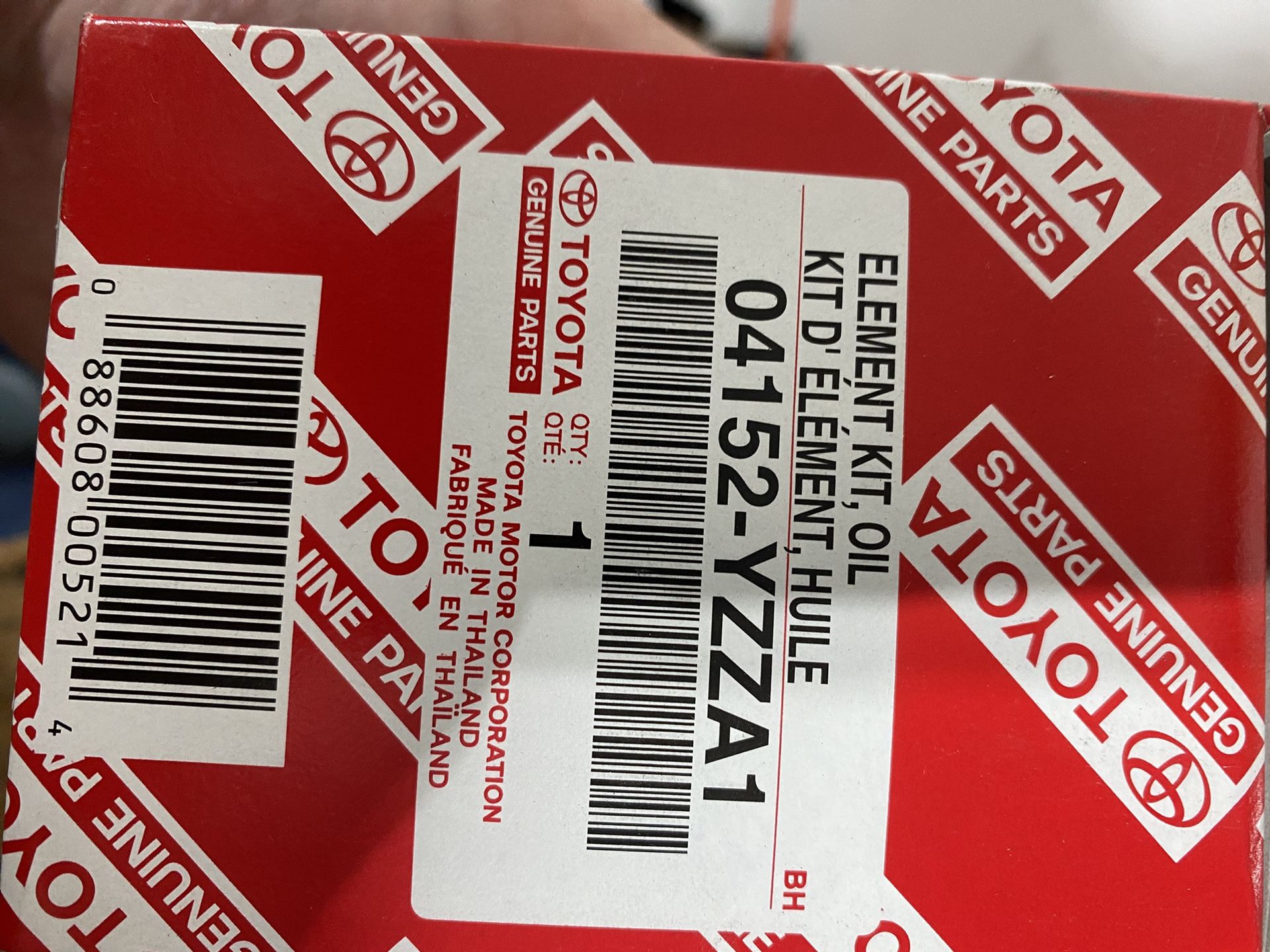 Toyota Genuine Oil Filter