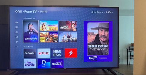 75 inch TV + Stand