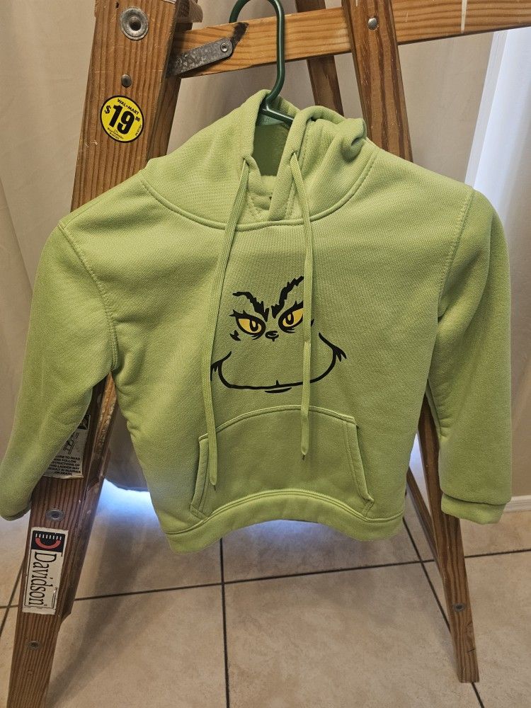 Green Hoodie Sweater Size Medium 7/8