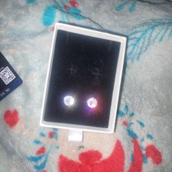 Moissanite Pink Silver Earrings