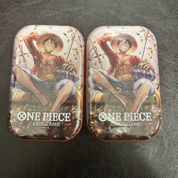 One piece tin(with promo card inside)