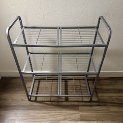 3 Tier Metal Storage Shelf / Shoe Rack